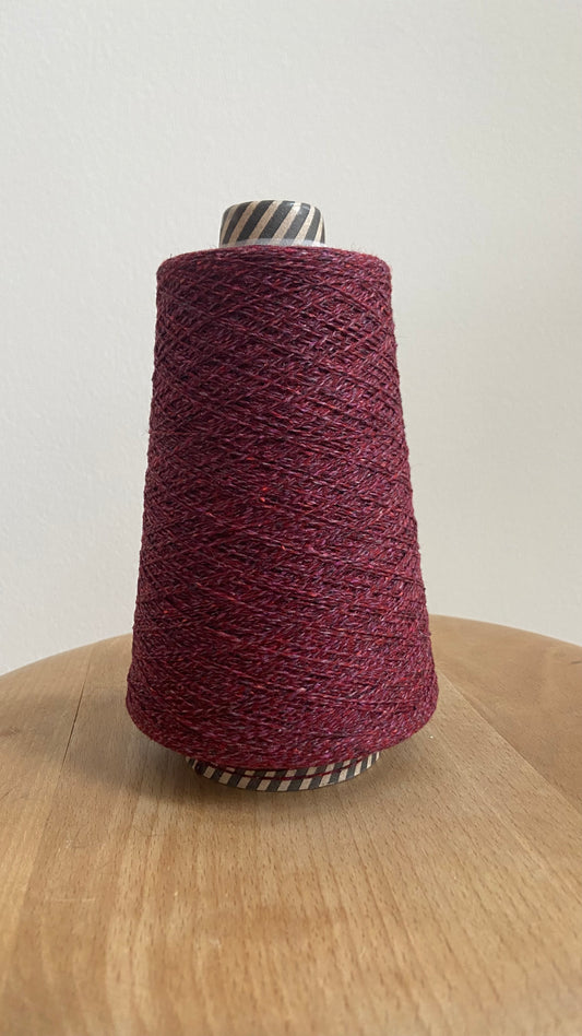 Japanese Silk, Wool, Cashmere - Wine Rust